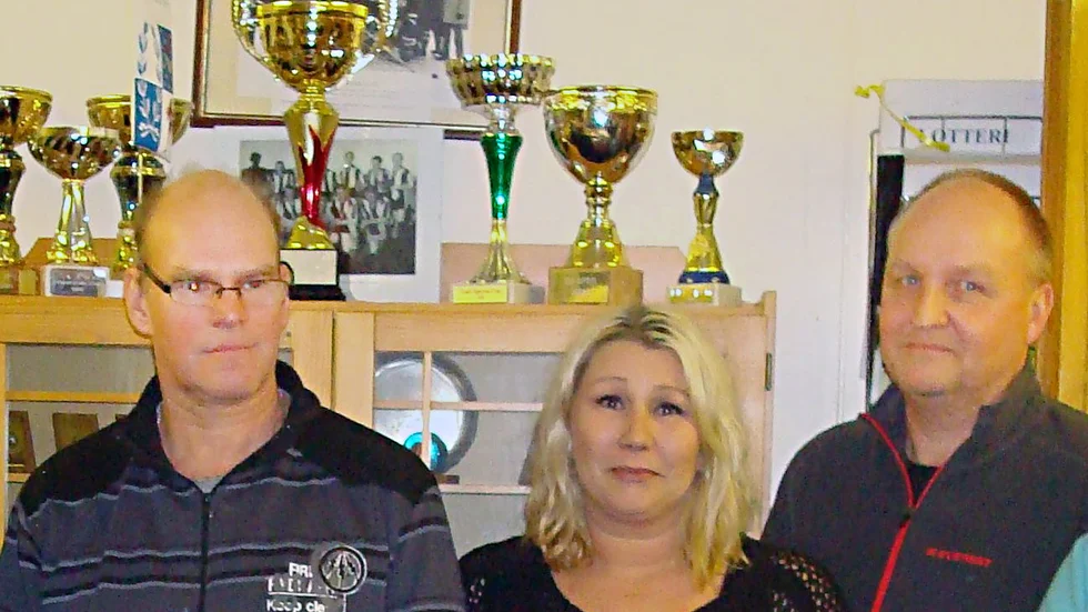Styrelse. Tomas Högström, Fia Alamäki, och Tore Svedlund leder Seskarö IF:s verksamhet under 2016.