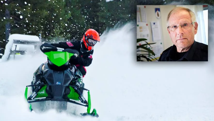 POLISEN KRITISK. Polisen gillar inte planerna på att tillåta skotertrafik på gator. "Jag tror inte att det här kommer gå bra", säger Roine Norström.