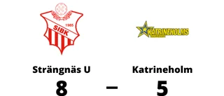 Förlust för Katrineholm mot Strängnäs U med 5-8