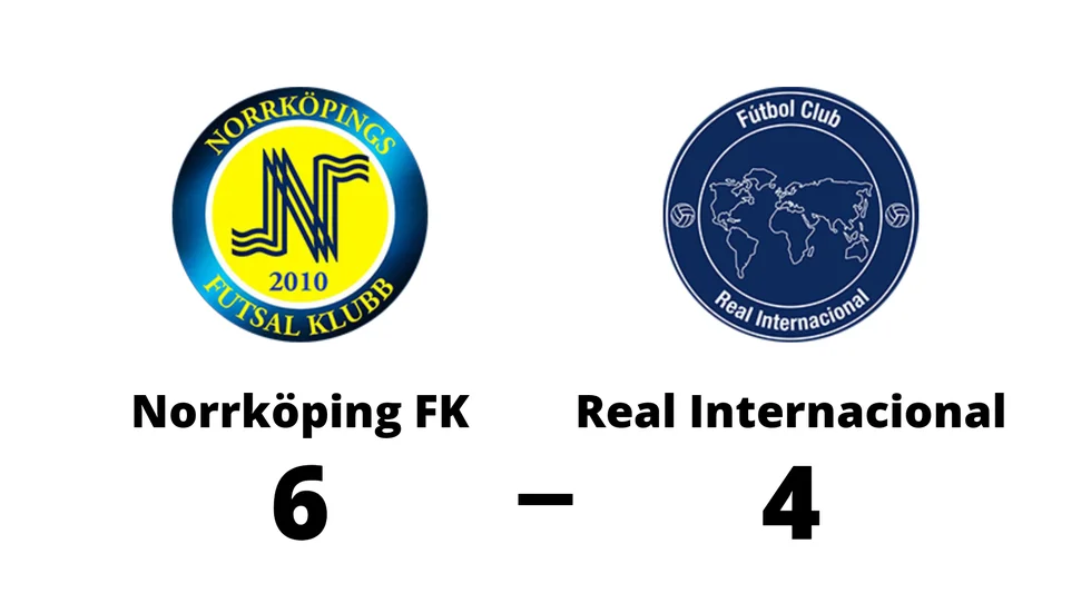 Norrköping Futsal Klubb vann mot FC Real Internacional