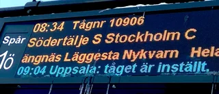 Pendlarna borde sluta gnälla
