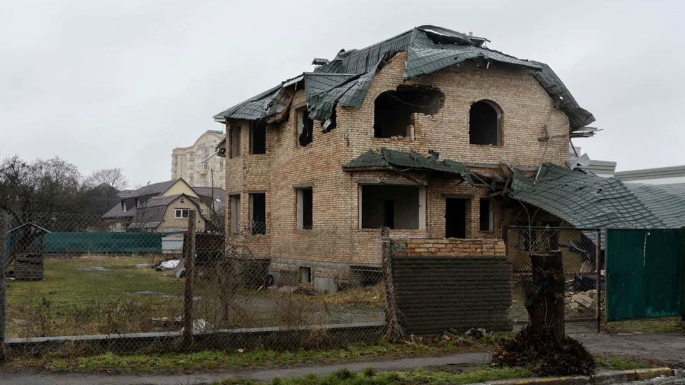 Ukraina är i stort behov av hjälp. Bilden är tagen i Bucha.
