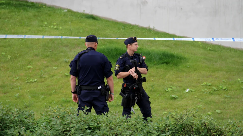 En man greps natten mot onsdagen efter polisinsats i Gottsunda.
