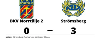 Strömsberg vann klart mot BKV Norrtälje 2 på Norrtälje IP