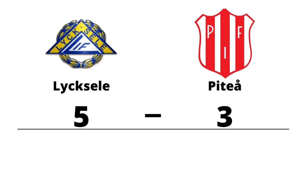 Lycksele IF vann mot Piteå IF FF