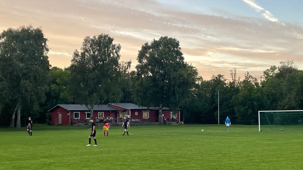 Matchen spelades på Gullbjerge IP