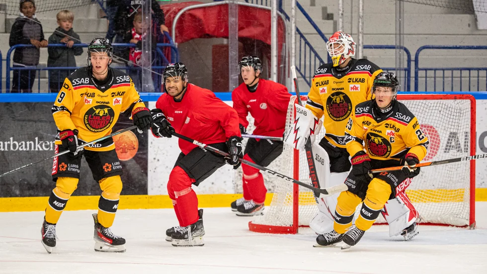 Ludvig Jansson och Erik Gustafsson spelade med varandra i DM-finalen mot Piteå.