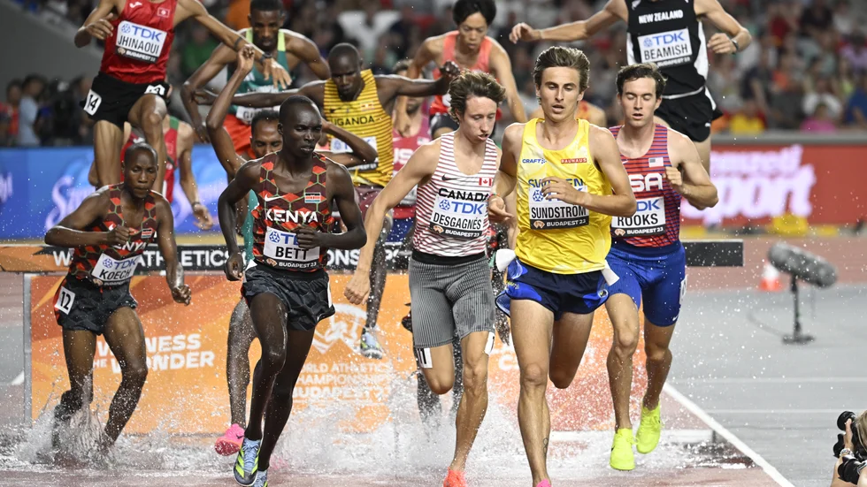Sveriges Simon Sundström slutade på 15:e plats i finalen på 3|000 meter hinder.