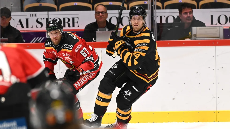 Oscar Lindberg var framträdande i matchen mot Luleå. 