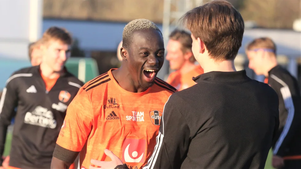 Lamin Touray gjorde äntligen mål i division 2.
