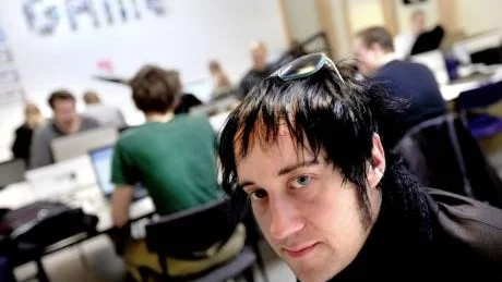 Jakob Berglund-Rogert, ämnesansvarig och adjunkt i speldesign vid Högskolan på Gotland.