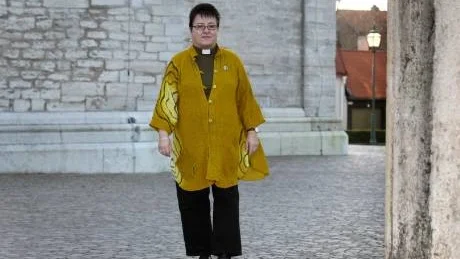 Diakon. Marie Larsson står på de utsattas sida.FOTO: ROLF JÖNSSON