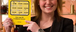 Luleåbo skrapade hem pengar i Nyhetsmorgon