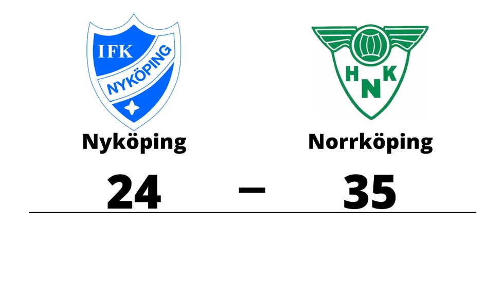 IFK Nyköping förlorade mot Norrköpings HK