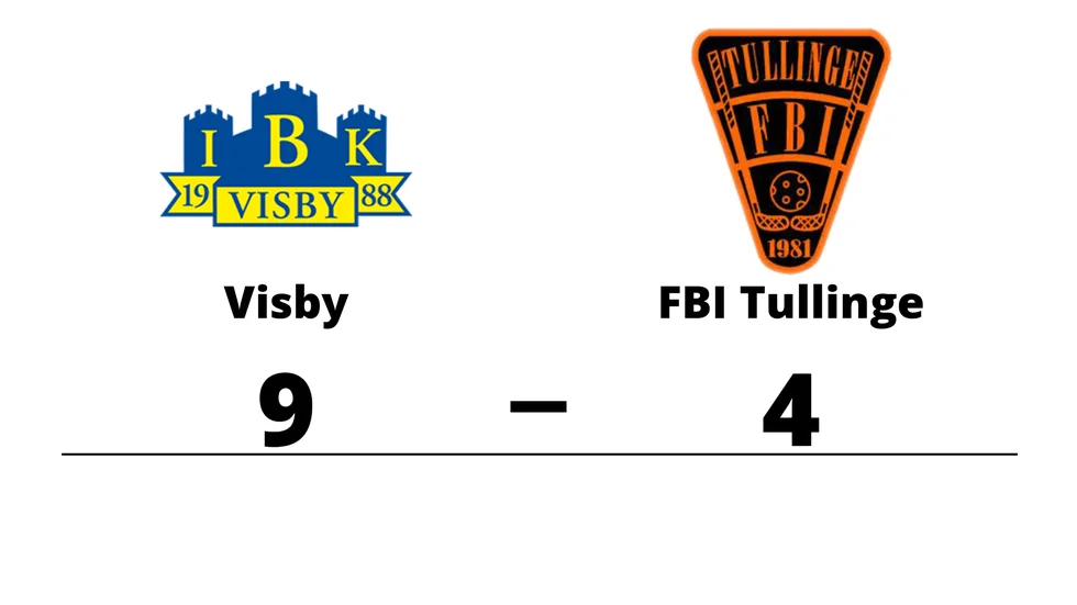 Visby IBK vann mot FBI Tullinge (A)
