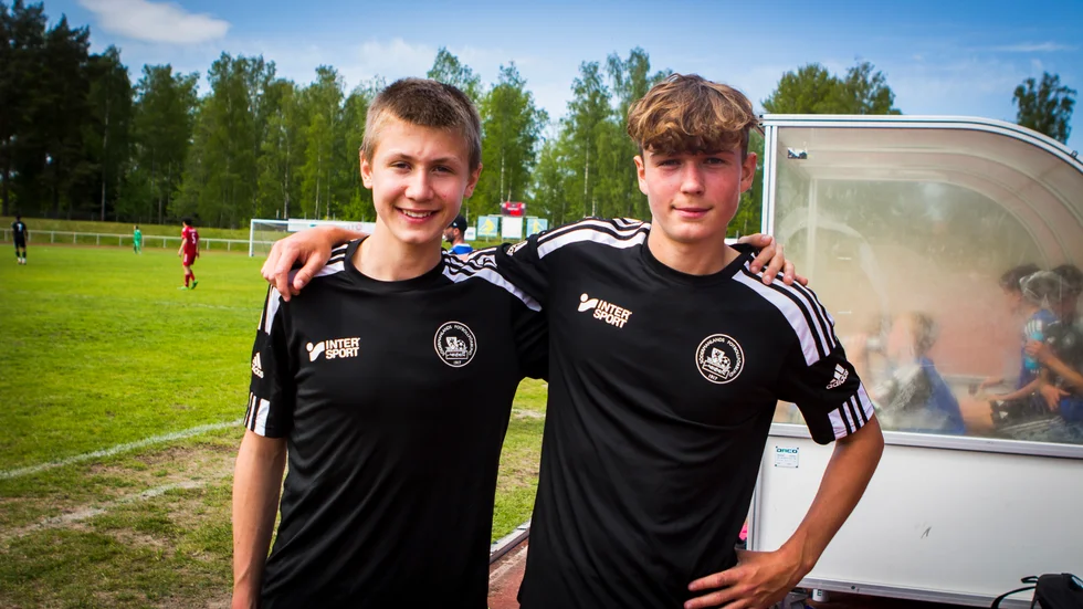 Wiggo Persson och Fabian Wahlström är hemma igen från Gothia cup.