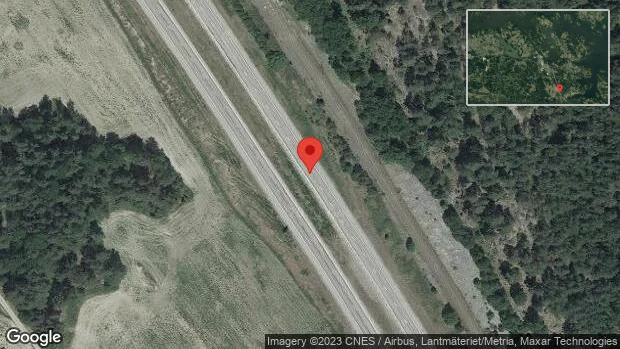 Fordon stillastående på E20
