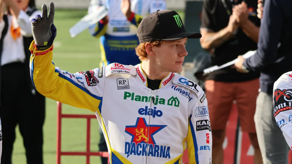 Daniel Bewley var en av förarna som stack ut för Dackarna.