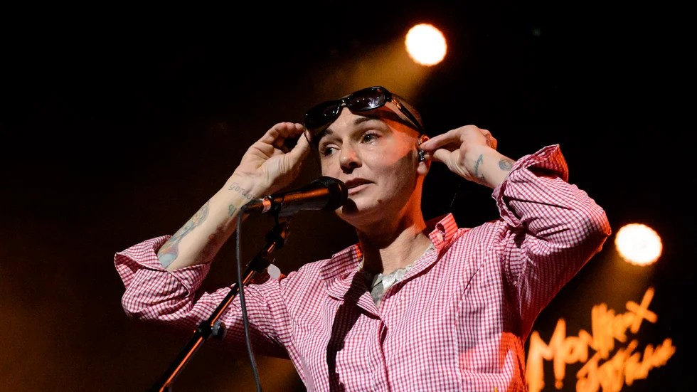 Sinéad O'Connor möttes av kärlek efter sin död, skriver hennes familj. Arkivbild.