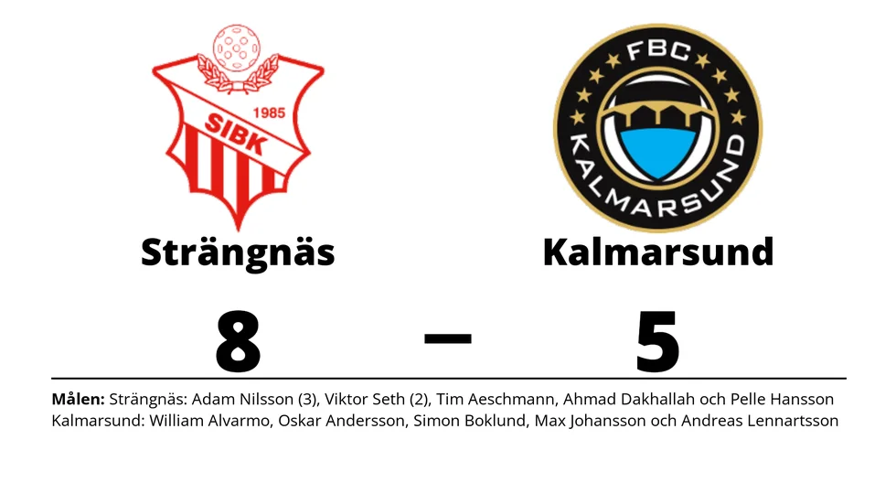 Strängnäs IBK vann mot FBC Kalmarsund Ungdom