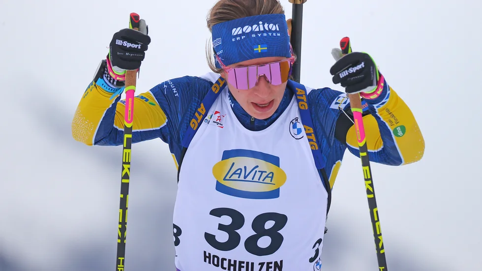 Anna Magnusson blev bästa svenska då sprinten kördes i Oberhof.