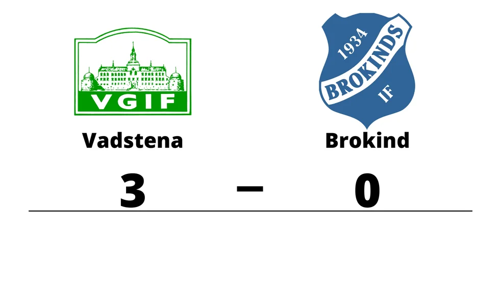Vadstena GIF vann mot Brokinds IF