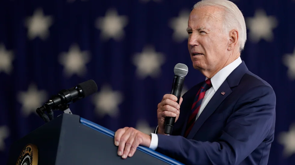 USA:s president Joe Biden. Bild från i måndags.