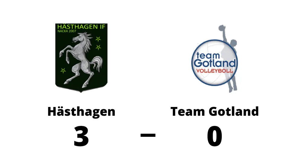 Hästhagen vann mot Team Gotland