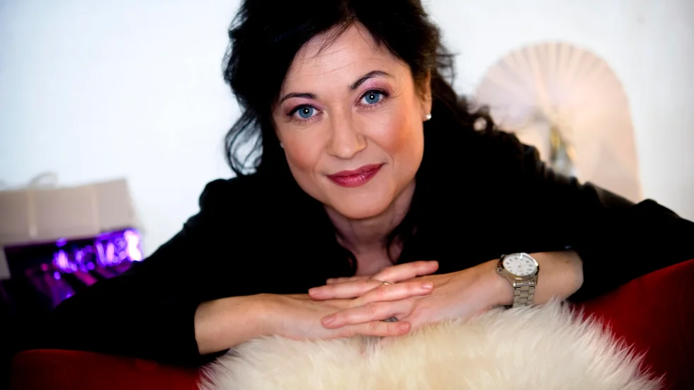 Nyhetsankaret Lisbeth Åkerman har dykt upp i falska nyhetssändningar på sociala medier. Arkivbild.