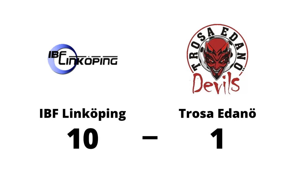 IBF Linköping vann mot Trosa Edanö IBK D1