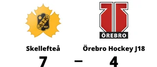 Två snabba mål i sista perioden avgjorde för Skellefteå mot Örebro Hockey J18