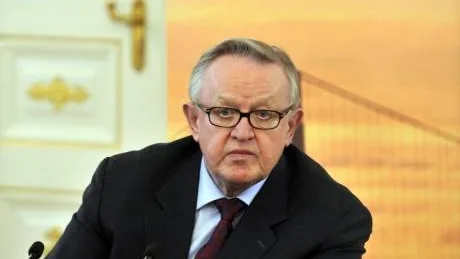 Nobels fredspristagare 2008, Martti Ahtisaari.                Foto: Scanpix
