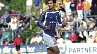 Arsim Gashi, f.d VFF, avgjorde för ÅFF mot Västra Frölunda. Foto: ANDERS LILJEGREN