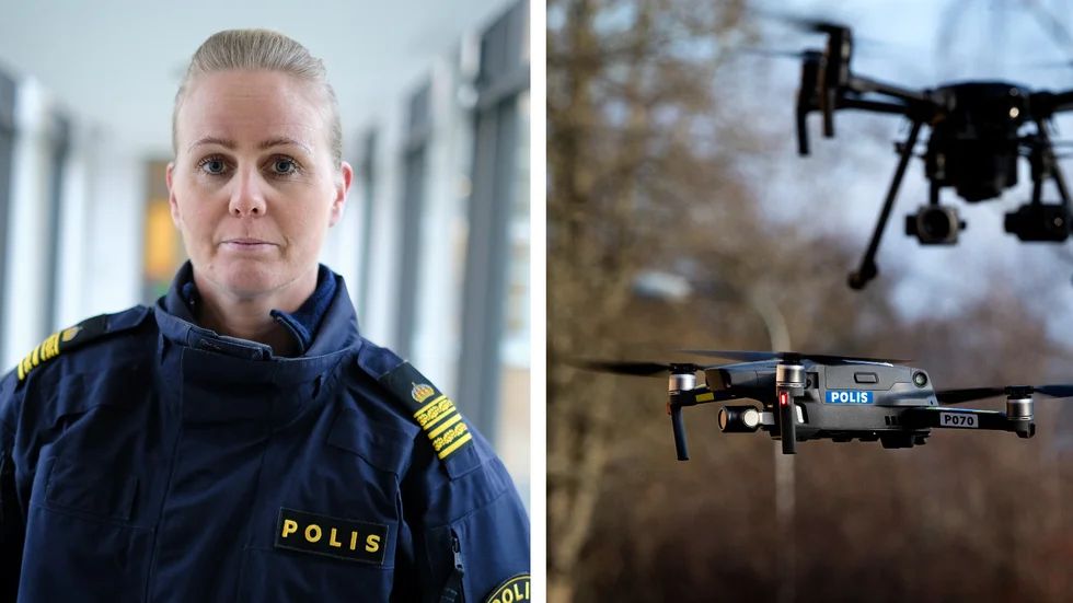 Ann-Christine Rehnström är lokalpolisområdeschef i Linköping. Hon säger att polisen fattat beslut om att använda drönare och kameraövervakning i Ekholmen. 