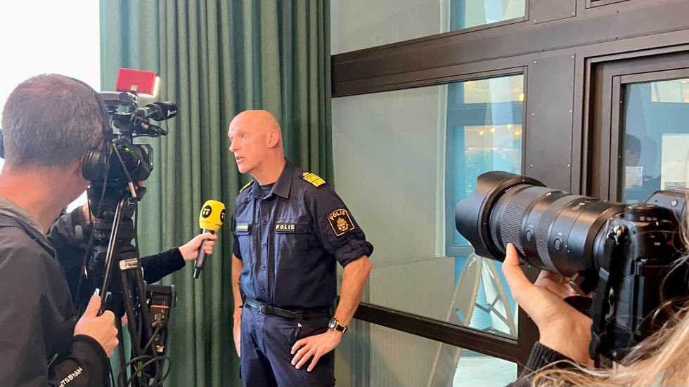 Jale Poljarevius, underrättelsechef på polisen.