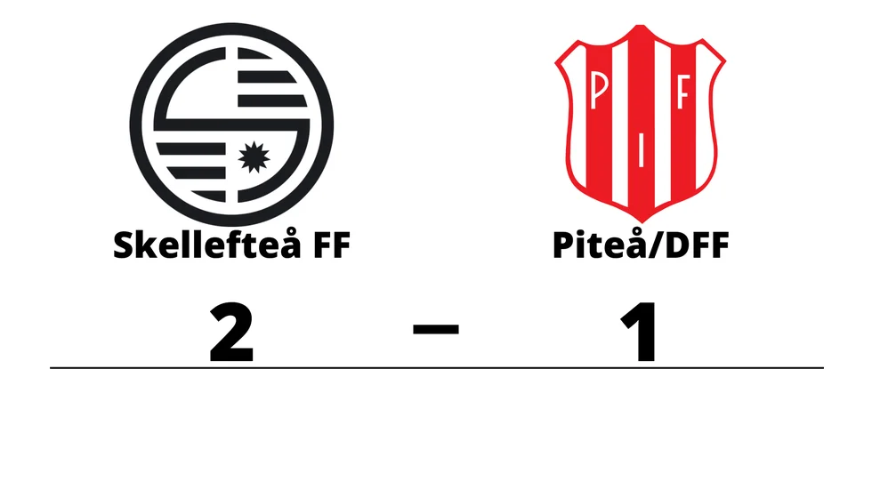 Skellefteå FF vann mot Piteå IF FF/DFF
