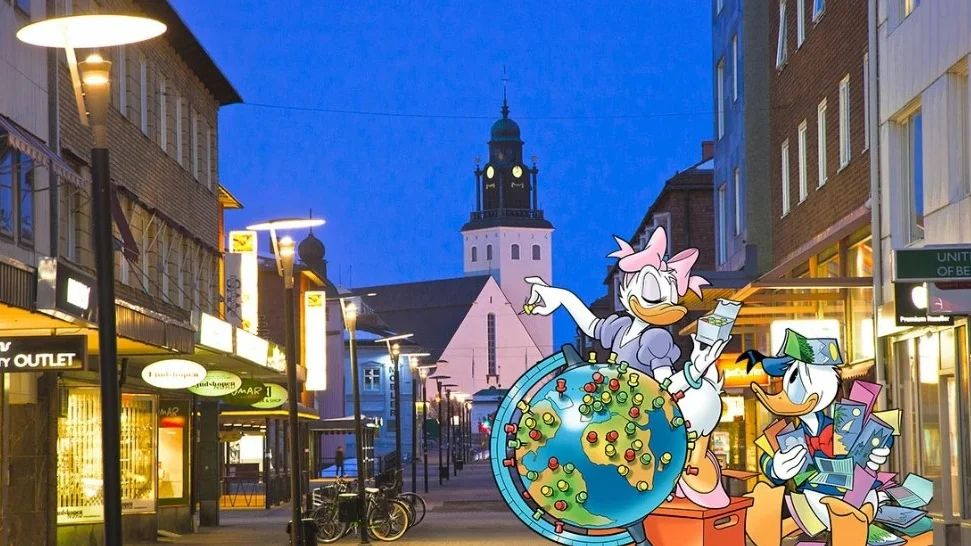 Kalle Anka och hans vänner ska på äventyr i Skellefteå.