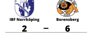 Tre poäng för Borensberg hemma mot IBF Norrköping