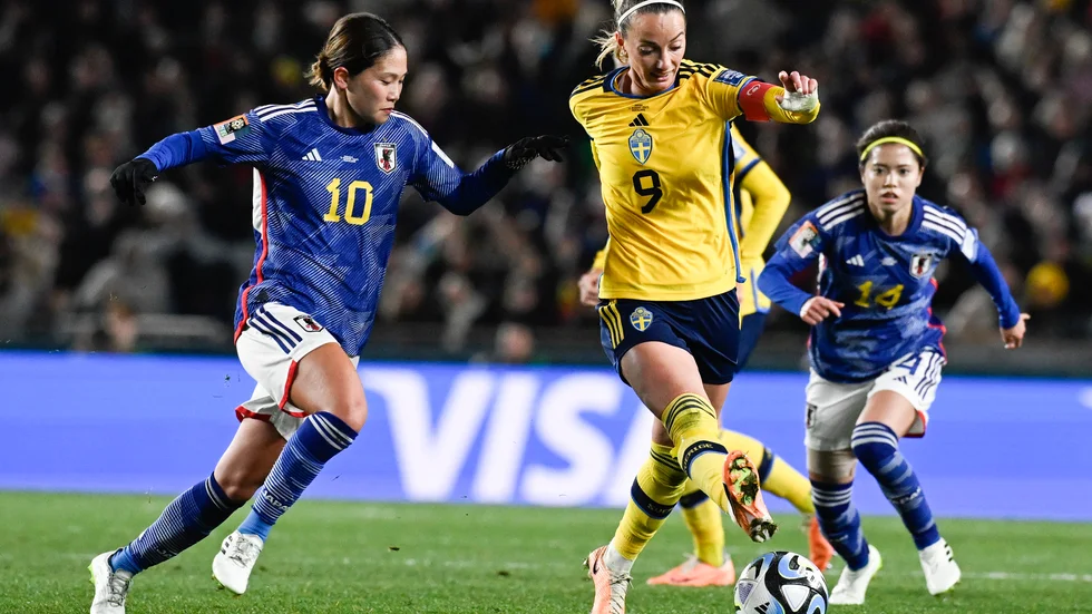 Kosovare Asllani under sommarens VM. Arkivbild.