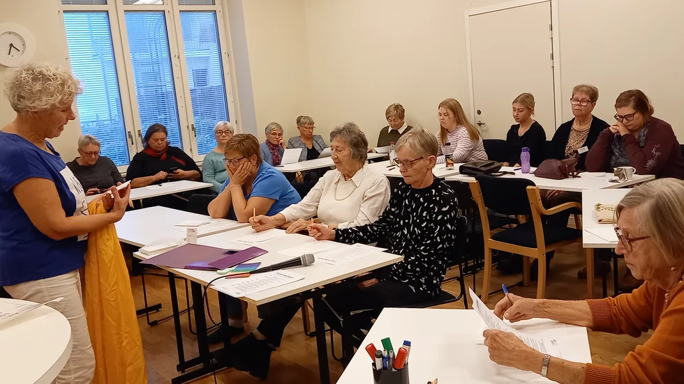 Föreläsning om färgernas betydelse var mycket uppskattat.