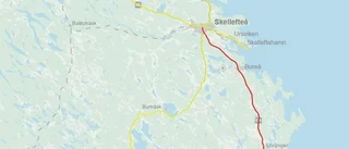 Varnar för halka på E4