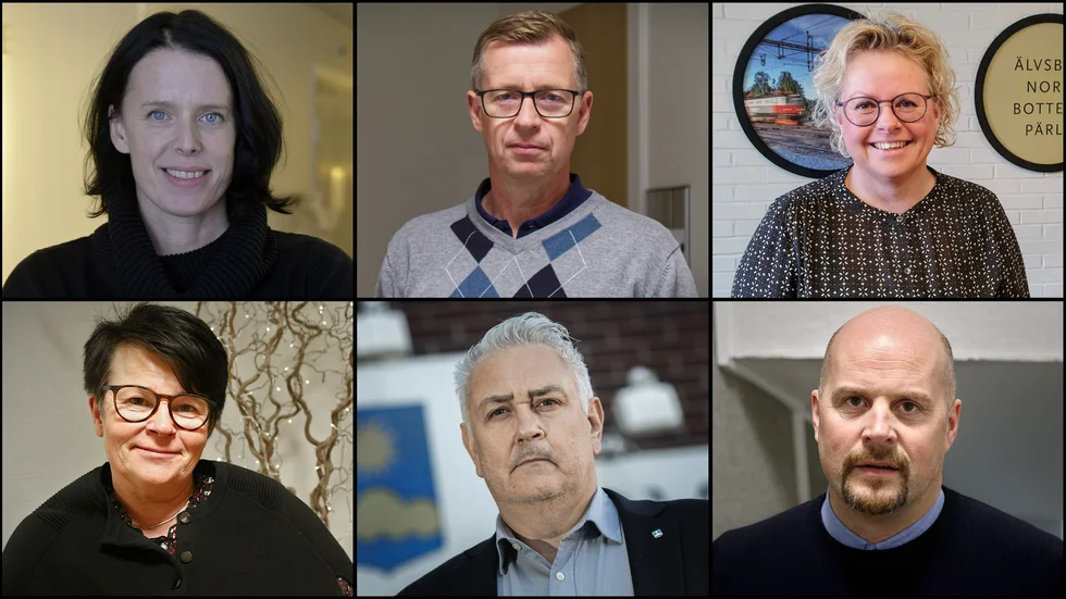 Anna Kaltenegger, Lena Ruth, Peter Andersson, Robert Cortinovis, Anna Lindberg och Peter Öhman.