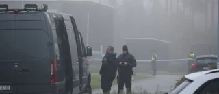 Nationella bombskyddet kallades in – stort polispådrag