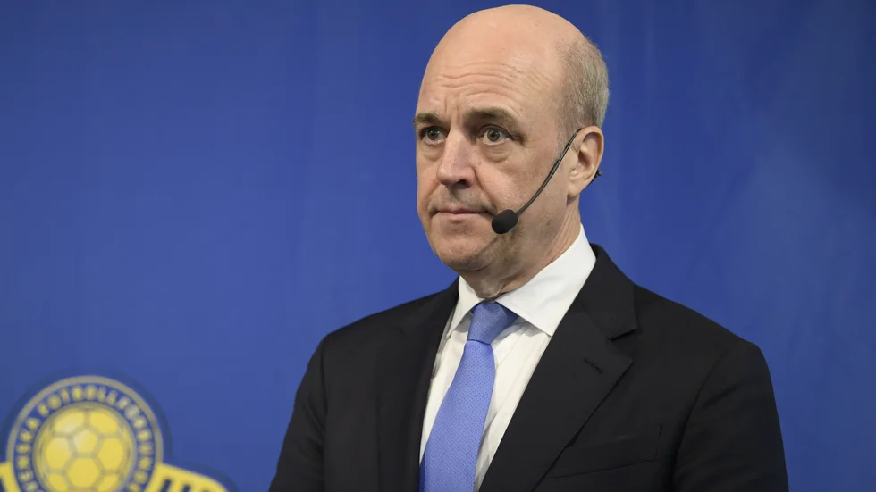 Svenska fotbollförbundets ordförande Fredrik Reinfeldt.