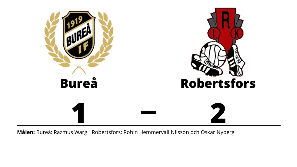 Bureå IF förlorade mot Robertsfors IK