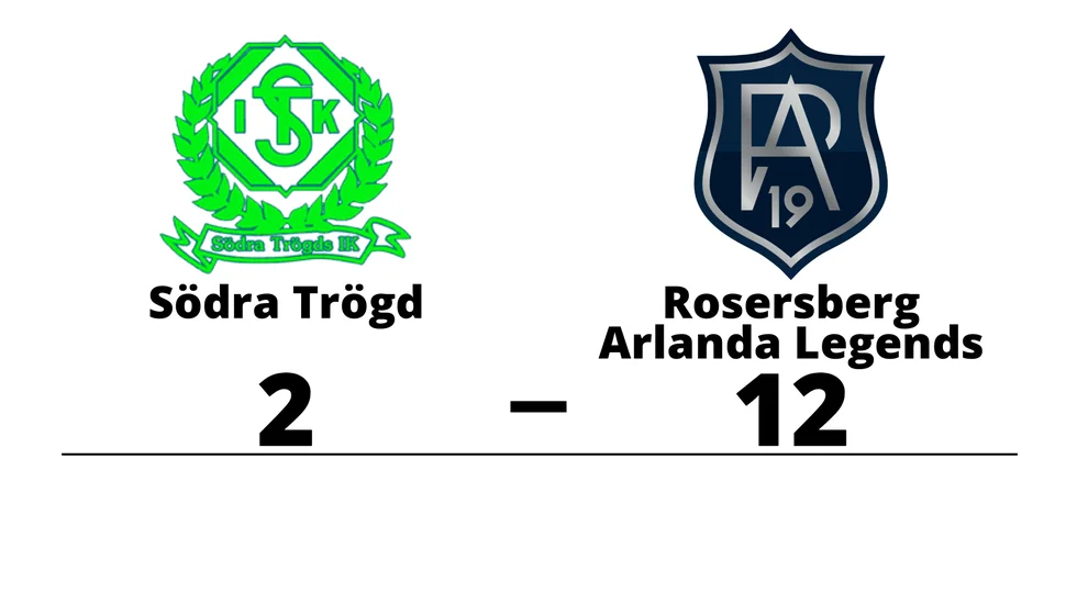 Södra Trögds IK förlorade mot Rosersberg Arlanda Legends