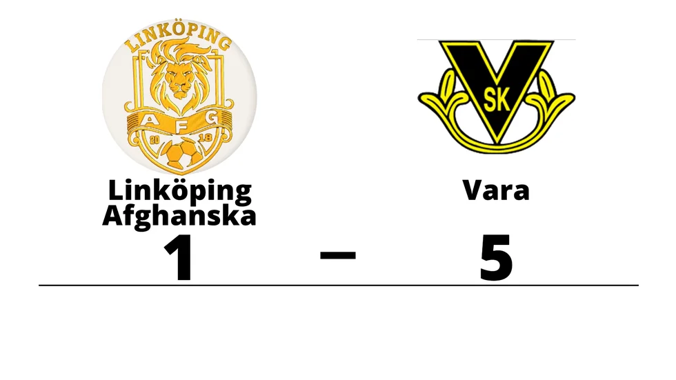 Linköping Afghanska FC förlorade mot Vara SK