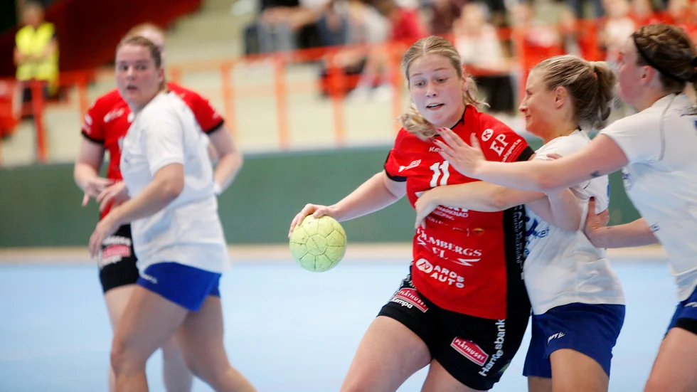 Jennifer Hagman går på avslut hemma i Idrottshuset.