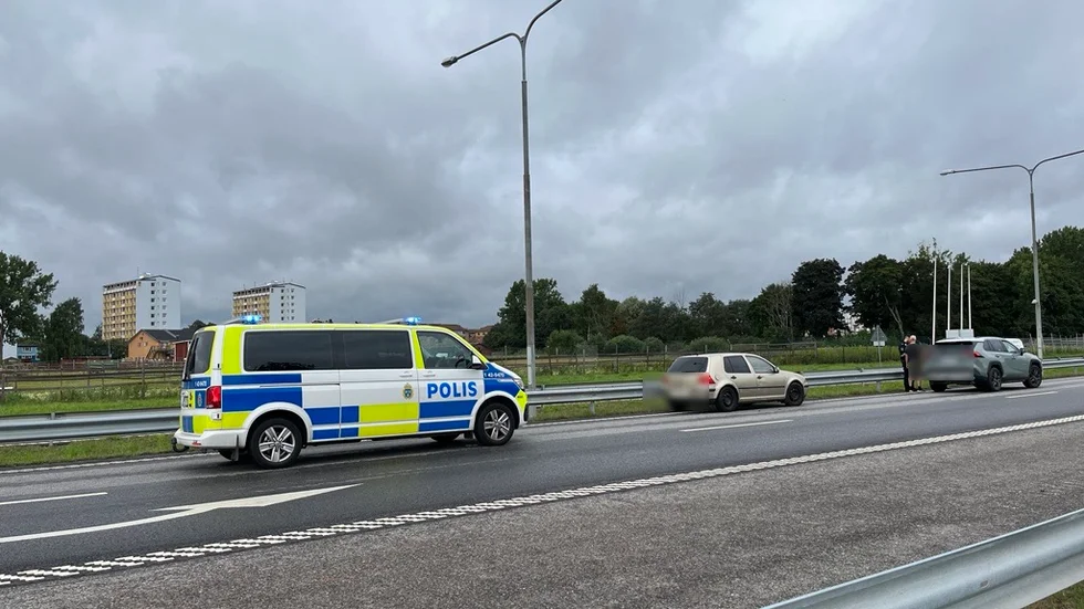En olycka inträffade på E22 under onsdagsmorgonen.