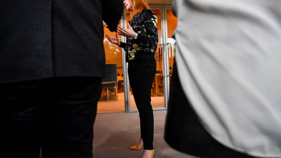 Centerpartiet gör sitt bästa val på 30 år, men det var inte givet att det skulle bli så.  FOTO: HENRIK MONTGOMERY/TT